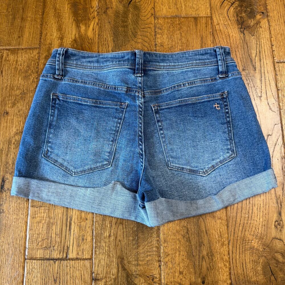 Lot of 2 Shorts True Craft Mid-Rise Shorty Stretch Denim Cuffed Women’s Sz 6 - Picture 9 of 9